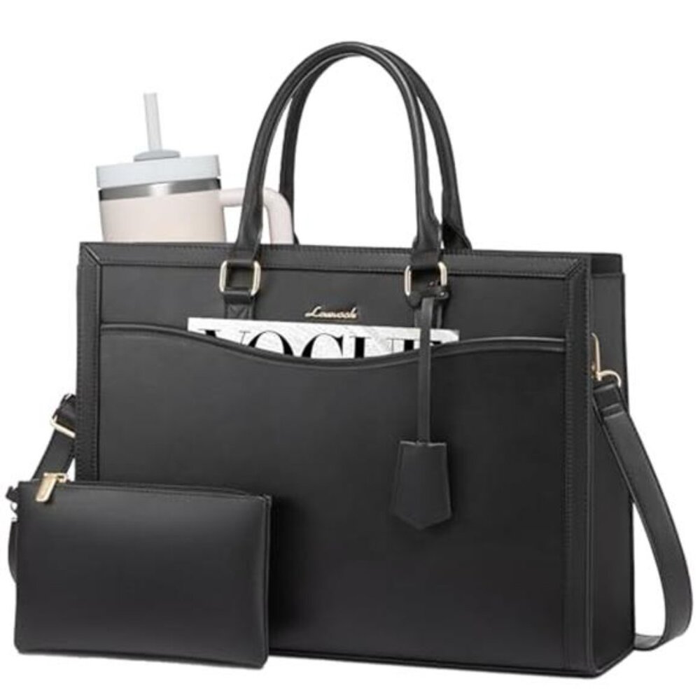 Laptop Tote Bag for Women, Office Work Bag Briefcase fit for 15.6 inch Laptop